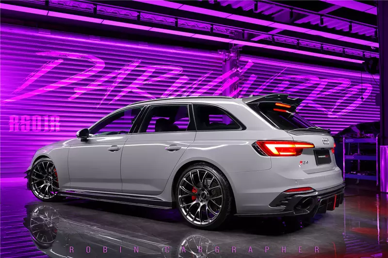 2017–2024 Audi RS4 B9 & B9.5 BKSS Style Carbon Fiber Roof Spoiler | Performance & Aero Upgrade