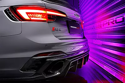 2017–2024 Audi RS4 B9 BKSS Style Rear Diffuser with Winglets | Aerodynamic and LED Upgrade 2017–2024 Audi RS4 B9 BKSS Style Rear Diffuser with Winglets | Aerodynamic and LED Upgrade