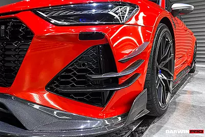 Audi RS6 C8 / RS7 Quattro IMP Performance Carbon Fiber Front Canards | Aero Styling Upgrade Audi RS6 C8 / RS7 Quattro IMP Performance Carbon Fiber Front Canards | Aero Styling Upgrade