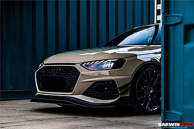 2020–2024 Audi RS4 B9.5 BKSS Style Carbon Fiber Front Lip | Aerodynamic Performance Upgrade 2020–2024 Audi RS4 B9.5 BKSS Style Carbon Fiber Front Lip | Aerodynamic Performance Upgrade