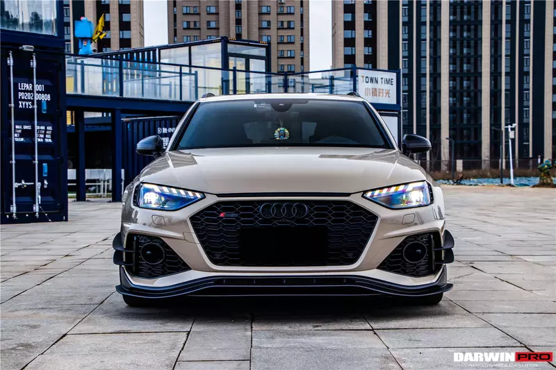 2020–2024 Audi RS4 B9.5 BKSS Style Carbon Fiber Front Lip | Aerodynamic Performance Upgrade 2020–2024 Audi RS4 B9.5 BKSS Style Carbon Fiber Front Lip | Aerodynamic Performance Upgrade