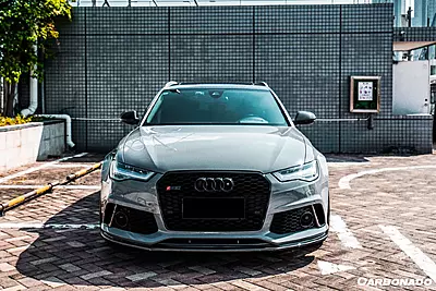 2013–2018 Audi RS6 Avant MN Style Carbon Fiber Front Lip | Aggressive Aero Enhancement 2013–2018 Audi RS6 Avant MN Style Carbon Fiber Front Lip | Aggressive Aero Enhancement