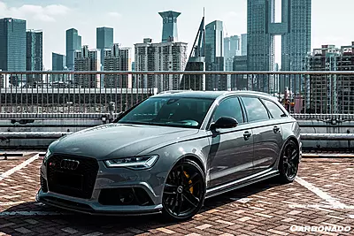 2013–2018 Audi RS6 Avant MN Style Carbon Fiber Front Lip | Aggressive Aero Enhancement 2013–2018 Audi RS6 Avant MN Style Carbon Fiber Front Lip | Aggressive Aero Enhancement