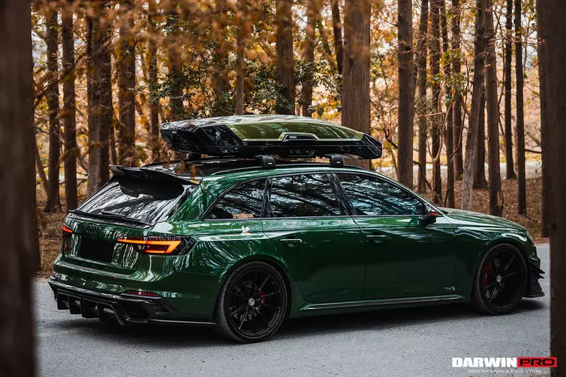 2017–2024 Audi RS4 B9 & B9.5 BKSS Style Carbon Fiber Roof Spoiler | Performance & Aero Upgrade