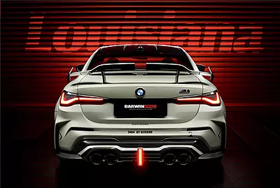 2021–2025 BMW M4 G82 / G83 BKSSII Style Rear Bumper with LED Light & Exhaust Tips 2021–2025 BMW M4 G82 / G83 BKSSII Style Rear Bumper with LED Light & Exhaust Tips