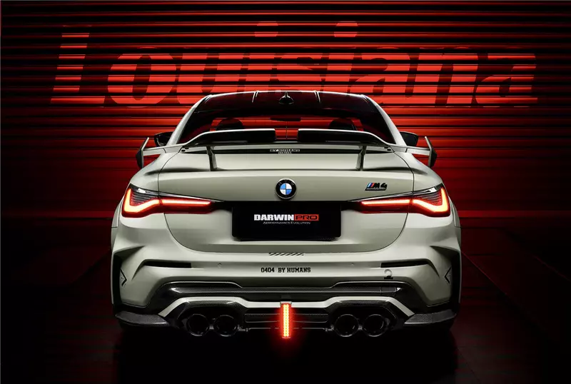 2021–2025 BMW M4 G82 / G83 BKSSII Style Rear Bumper with LED Light & Exhaust Tips 2021–2025 BMW M4 G82 / G83 BKSSII Style Rear Bumper with LED Light & Exhaust Tips
