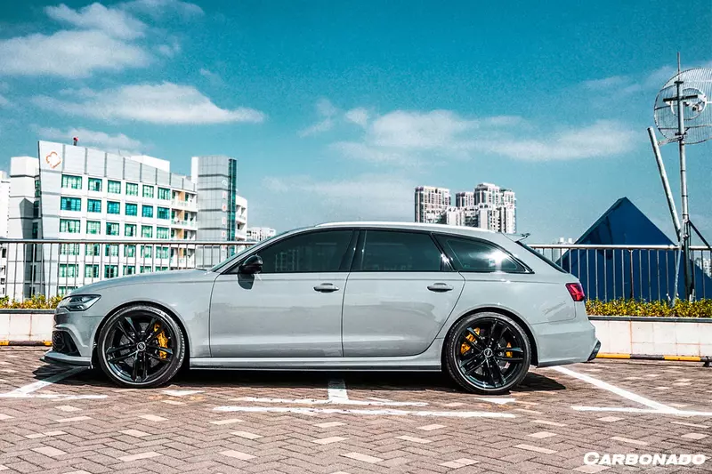 2013–2018 Audi RS6 Avant MN Style Carbon Fiber Side Skirts | Aggressive Aero Upgrade 2013–2018 Audi RS6 Avant MN Style Carbon Fiber Side Skirts | Aggressive Aero Upgrade