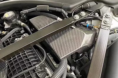 BMW M3 G80 / M4 G82 G83 Dry Carbon Fiber Fuse Cover | 2021–2025 BMW M3 G80 / M4 G82 G83 Dry Carbon Fiber Fuse Cover | 2021–2025