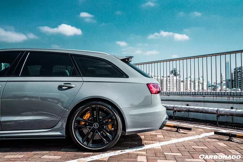 2013–2018 Audi RS6 Avant MN Style Carbon Fiber Roof Spoiler | Aerodynamic Rear Accent 2013–2018 Audi RS6 Avant MN Style Carbon Fiber Roof Spoiler | Aerodynamic Rear Accent