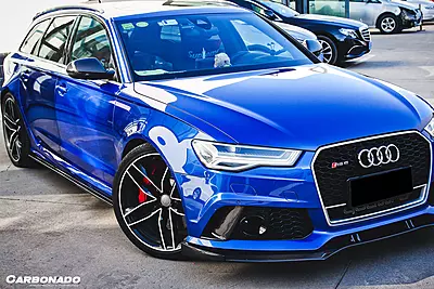 2013–2018 Audi RS6 Avant BS Style Carbon Fiber Front Lip | Performance Aero Upgrade 2013–2018 Audi RS6 Avant BS Style Carbon Fiber Front Lip | Performance Aero Upgrade