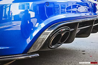 2013–2018 Audi RS6 Avant Carbon Fiber Rear Lip | CFRP Diffuser Accent