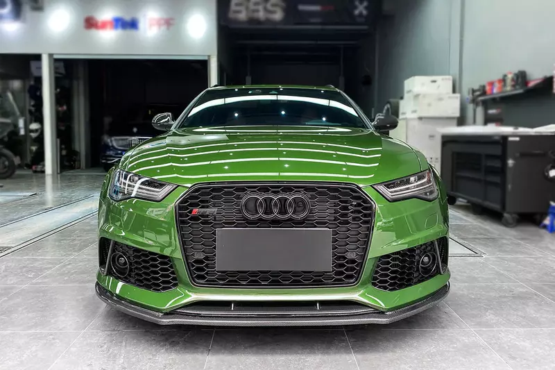 2013–2018 Audi RS6 Avant Carbon Fiber Front Lip | CFRP Aero Upgrade 2013–2018 Audi RS6 Avant Carbon Fiber Front Lip | CFRP Aero Upgrade
