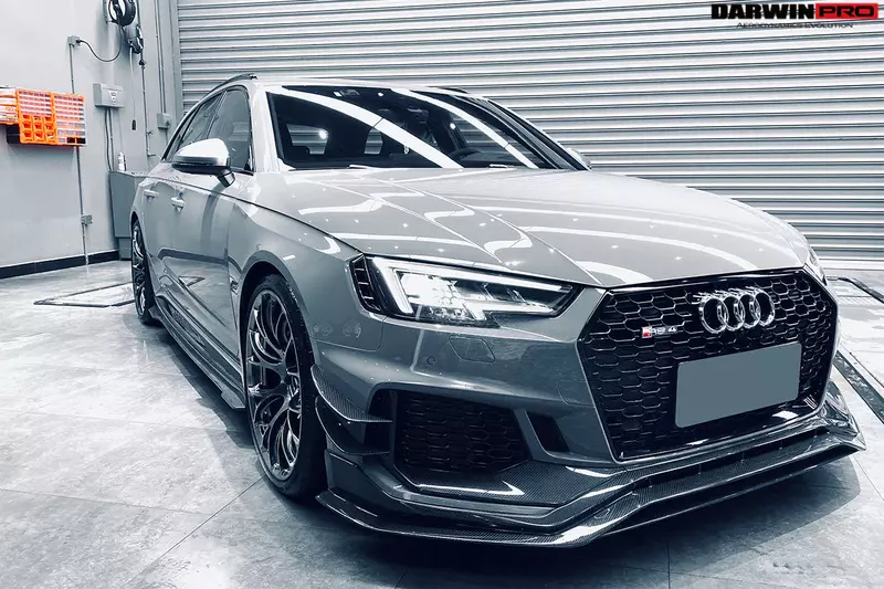 2017–2019 Audi RS4 B9 BKSS Style Carbon Fiber Front Canards | Aerodynamic Upgrade 2017–2019 Audi RS4 B9 BKSS Style Carbon Fiber Front Canards | Aerodynamic Upgrade