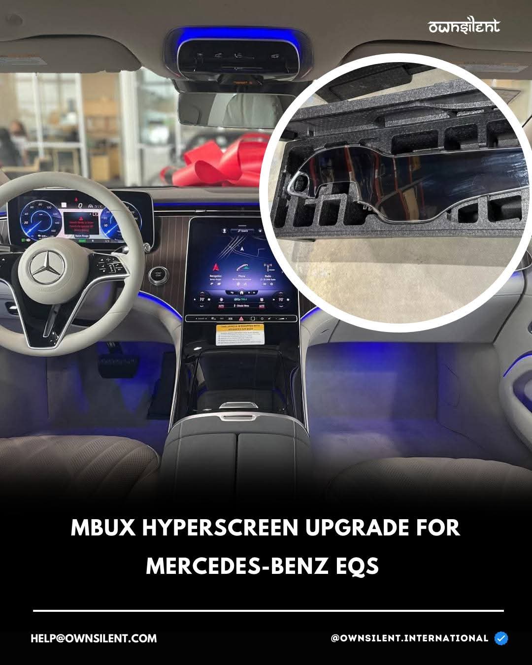 Genuine Mercedes-Benz EQS MBUX Hyperscreen Retrofit Kit (LHD & RHD) – OEM Display Upgrade Genuine Mercedes-Benz EQS MBUX Hyperscreen Retrofit Kit (LHD & RHD) – OEM Display Upgrade