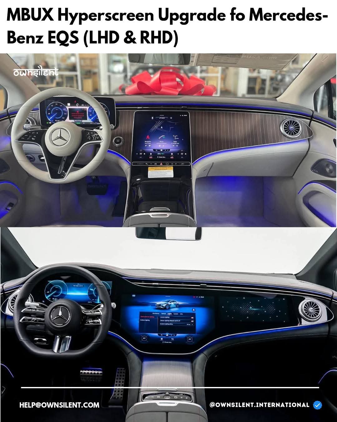 Genuine Mercedes-Benz EQS MBUX Hyperscreen Retrofit Kit (LHD & RHD) – OEM Display Upgrade Genuine Mercedes-Benz EQS MBUX Hyperscreen Retrofit Kit (LHD & RHD) – OEM Display Upgrade