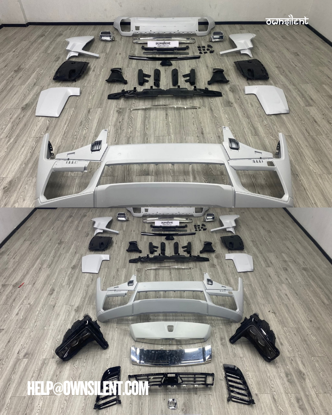 Rolls-Royce Cullinan Series I Conversion Facelift Body Kit to Series II