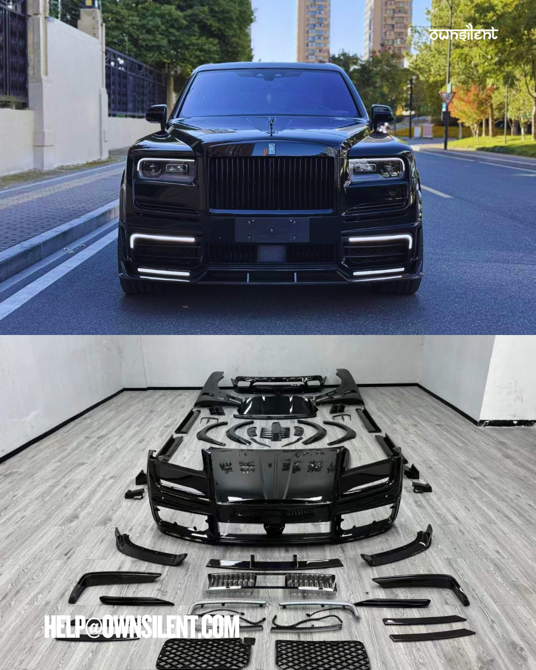 Rolls-Royce Cullinan Mansory V2.5 Exterior Upgrade Kit | Dry/Wet Carbon Fiber