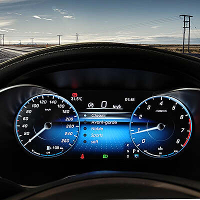 12.3" Digital Instrument Cluster for Mercedes-Benz C-Class W205 & GLC X253 (2015-2019) | OEM Fit | HDMI Input | Multi-UI Display 12.3" Digital Instrument Cluster for Mercedes-Benz C-Class W205 & GLC X253 (2015-2019) | OEM Fit | HDMI Input | Multi-UI Display