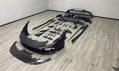 Ferrari F8 Mansory Design Wet Carbon Fiber Body Kit