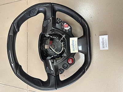 Ferrari Genuine Steering Wheel with LED & Carbon Fiber [Used]