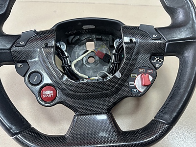 Ferrari Genuine Steering Wheel with LED & Carbon Fiber [Used]