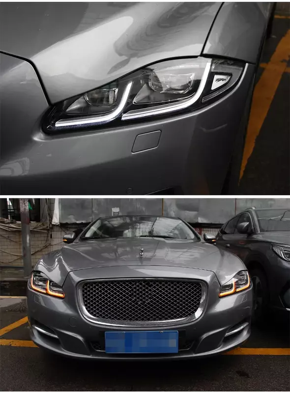 Jaguar XJ/XJL 2010-2016 Full LED Headlight Upgrade | 2018 Style Xenon HID Retrofit with DRL Jaguar XJ/XJL 2010-2016 Full LED Headlight Upgrade | 2018 Style Xenon HID Retrofit with DRL