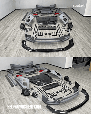 Bentley Continental GT Old-to-New Mansory Style Conversion Body Kit with Carbon Fiber Parts
