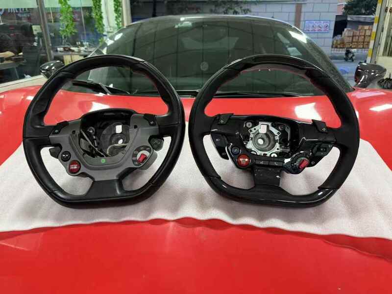 Ferrari LED Carbon Fiber Steering Wheel for 458, FF, F12, 488, GTC4, 812, F8, Portofino Ferrari LED Carbon Fiber Steering Wheel for 458, FF, F12, 488, GTC4, 812, F8, Portofino