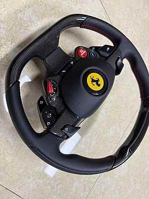 Ferrari LED Carbon Fiber Steering Wheel for 458, FF, F12, 488, GTC4, 812, F8, Portofino Ferrari LED Carbon Fiber Steering Wheel for 458, FF, F12, 488, GTC4, 812, F8, Portofino