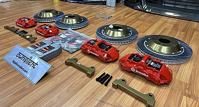 Brembo Performance Brake Upgrade Kit for Mercedes-Benz G-Class 2019+ with Aluminum-Hatted Rotors Brembo Performance Brake Upgrade Kit for Mercedes-Benz G-Class 2019+ with Aluminum-Hatted Rotors