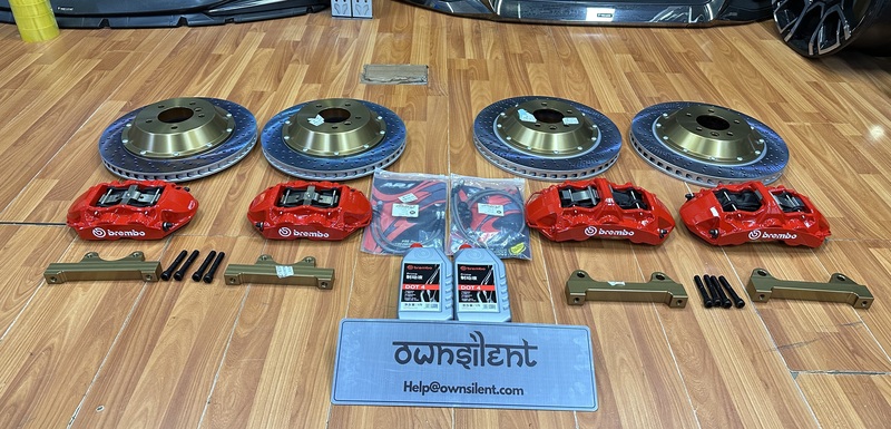 Brembo Performance Brake Upgrade Kit for Mercedes-Benz G-Class 2019+ with Aluminum-Hatted Rotors Brembo Performance Brake Upgrade Kit for Mercedes-Benz G-Class 2019+ with Aluminum-Hatted Rotors