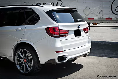 BMW X5 F15 MP Style Carbon Fiber Rear Lip (2014–2018, MT ONLY) BMW X5 F15 MP Style Carbon Fiber Rear Lip (2014–2018, MT ONLY)