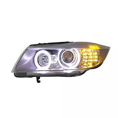 E90 3 Series OEM Style Round Ring Headlights (2005β2012 | Halogen Only) E90 3 Series OEM Style Round Ring Headlights (2005β2012 | Halogen Only)