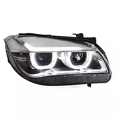E84 X1 Facelift Style LED Headlights w/DTM Rings (2010β2015) E84 X1 Facelift Style LED Headlights w/DTM Rings (2010β2015)