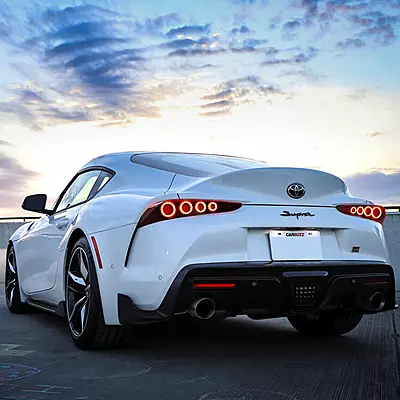 Toyota Supra A90/A91 LED Sequential Taillights (2019–2024) – Smoked or Red Clear Toyota Supra A90/A91 LED Sequential Taillights (2019–2024) – Smoked or Red Clear