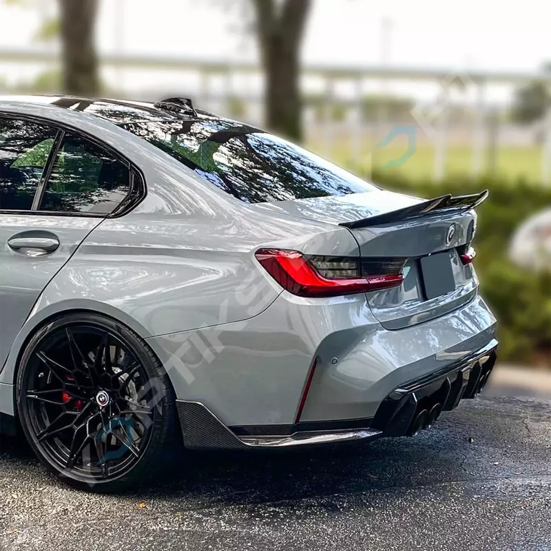 MP Style Dry Carbon Fiber Rear Bumper Corner Extensions – Fits BMW G80 M3 (2021–2025) MP Style Dry Carbon Fiber Rear Bumper Corner Extensions – Fits BMW G80 M3 (2021–2025)