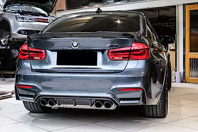 BMW M3 F80 & M4 F82 MP Style Carbon Fiber Rear Diffuser (2014β2020) BMW M3 F80 & M4 F82 MP Style Carbon Fiber Rear Diffuser (2014β2020)