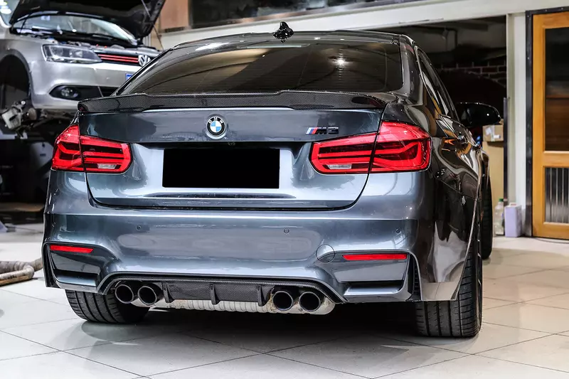 BMW M3 F80 & M4 F82 MP Style Carbon Fiber Rear Diffuser (2014–2020)