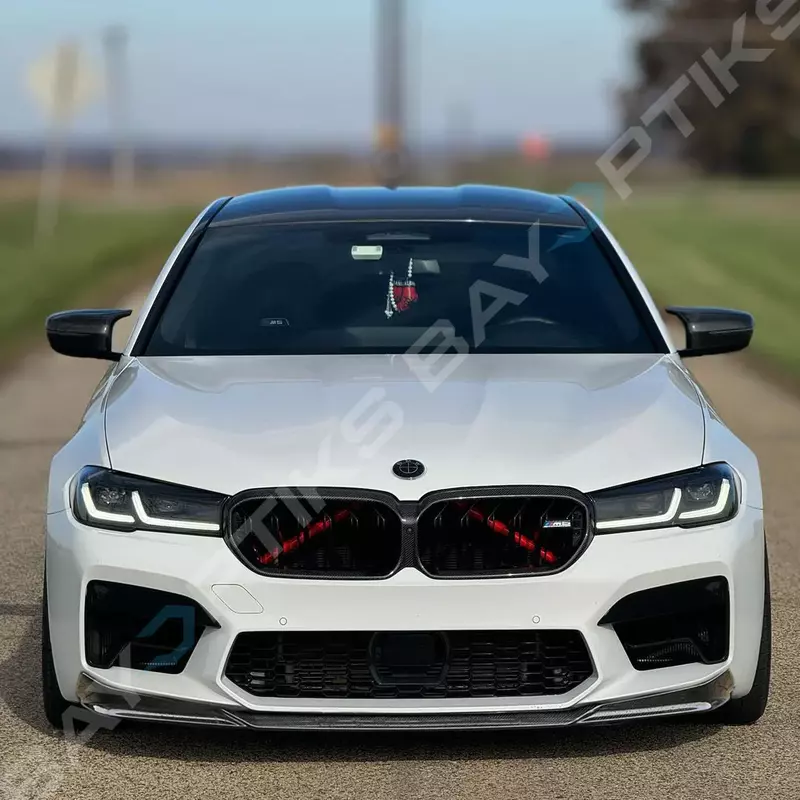 CS Style Carbon Fiber Front Lip Splitter – For BMW F90 M5 LCI (2021-2023) CS Style Carbon Fiber Front Lip Splitter – For BMW F90 M5 LCI (2021-2023)