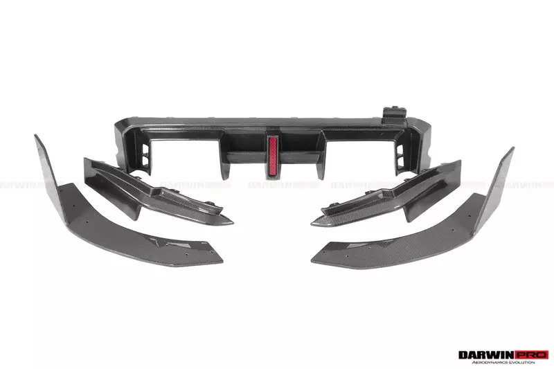 2021–2025 BMW M4 G82 / G83 BKSS Style Carbon Fiber Rear Diffuser with LED Light & Exhaust Tips 2021–2025 BMW M4 G82 / G83 BKSS Style Carbon Fiber Rear Diffuser with LED Light & Exhaust Tips