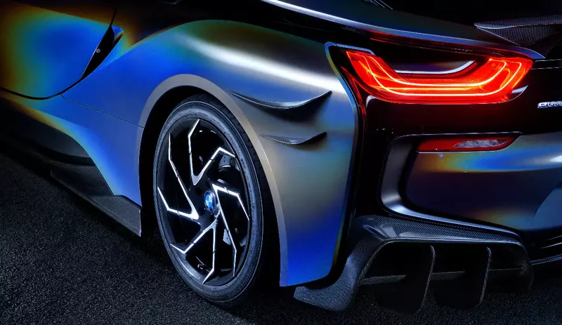 BMW i8 BZK Carbon Fiber Rear Canards (2014–2018) BMW i8 BZK Carbon Fiber Rear Canards (2014–2018)