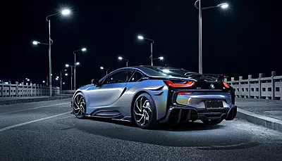 BMW i8 BZK Carbon Fiber Rear Canards (2014–2018) BMW i8 BZK Carbon Fiber Rear Canards (2014–2018)