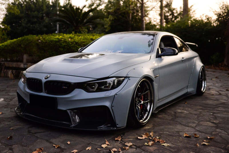 BMW M4 F82/F83 DE Style Widebody Fender Flares (2014–2020) BMW M4 F82/F83 DE Style Widebody Fender Flares (2014–2020)