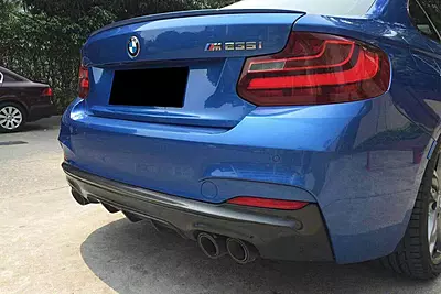MP Style Carbon Fiber Rear Lip – BMW 2 Series F22/F23 (2014–2021, M-Tech Only) MP Style Carbon Fiber Rear Lip – BMW 2 Series F22/F23 (2014–2021, M-Tech Only)