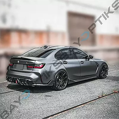 MP Style Dry Carbon Fiber Rear Bumper Corner Extensions – Fits BMW G80 M3 (2021–2025) MP Style Dry Carbon Fiber Rear Bumper Corner Extensions – Fits BMW G80 M3 (2021–2025)