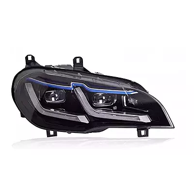 E70 X5 G Series Laser Style LED Headlights w/Blue Eyebrow & Sequential Turns (2007β2013) E70 X5 G Series Laser Style LED Headlights w/Blue Eyebrow & Sequential Turns (2007β2013)