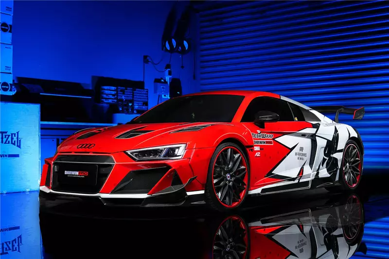 Audi R8 Coupe & Spyder IMPII Style Carbon Fiber Side Skirt Add-Ons | Overlay Aero Upgrade Audi R8 Coupe & Spyder IMPII Style Carbon Fiber Side Skirt Add-Ons | Overlay Aero Upgrade