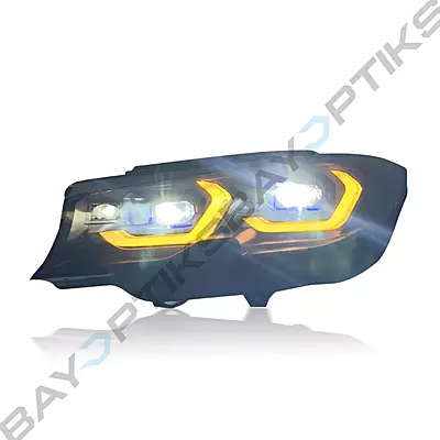 BMW G20 3 Series Laser Style LED Headlights White/Yellow (2019β2022 Non-Laser Only) BMW G20 3 Series Laser Style LED Headlights White/Yellow (2019β2022 Non-Laser Only)