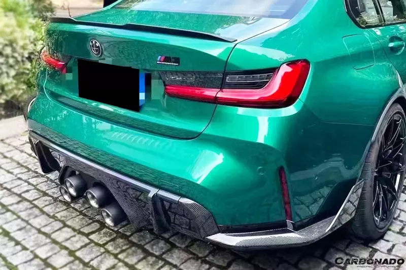 BMW M4 G82 / G83 MP Style Carbon Fiber Rear Caps | 2021–2025 BMW M4 G82 / G83 MP Style Carbon Fiber Rear Caps | 2021–2025