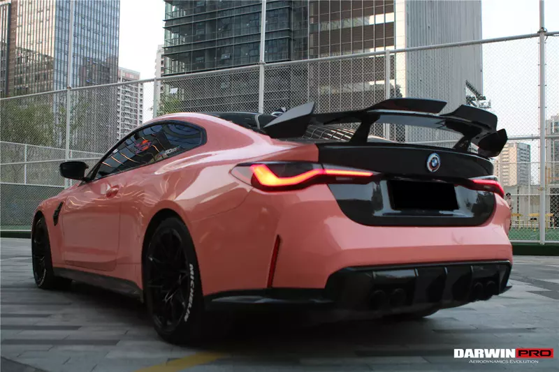 4 Series G22 BKSSII Style Carbon Fiber Trunk Spoiler – CFRP, Forged, or Dry